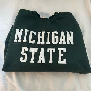 Michigan state crewneck